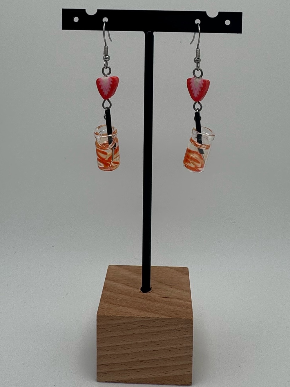 Strawberry Drop Earring